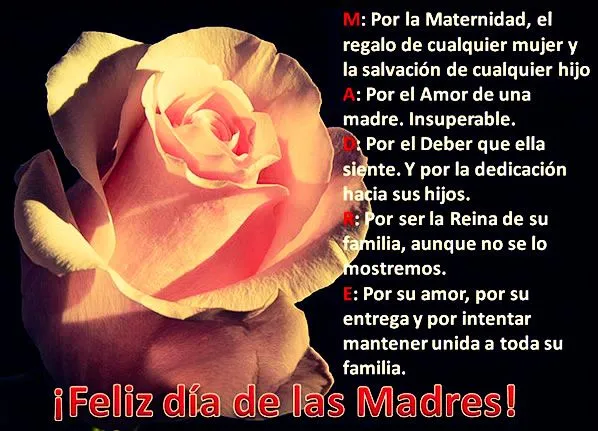 Imagenes con Frases Bonitas para el día de las Madres Imagenes con Frases Bonitas para el día de las Madres