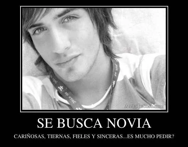 SE BUSCA NOVIA