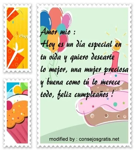 Imàgenes con frases para desear un cumpleaños feliz a novia ...