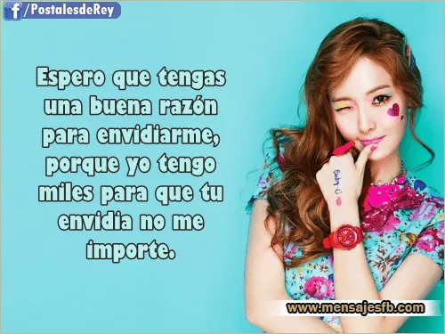 Imagenes con frases de envidia - Mensajes Bonitos de Amor para ...