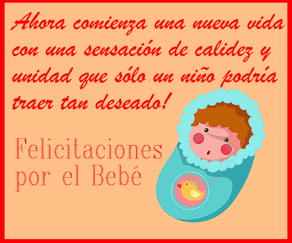 Imagenes con frases de felicidades por el bebe Imagenes con frases de felicidades por el bebe