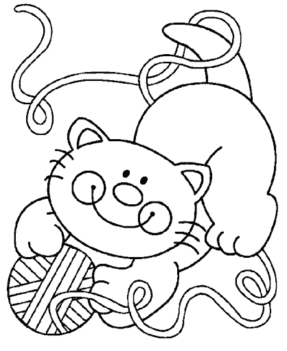 Gatos caricaturas para colorear - Imagui