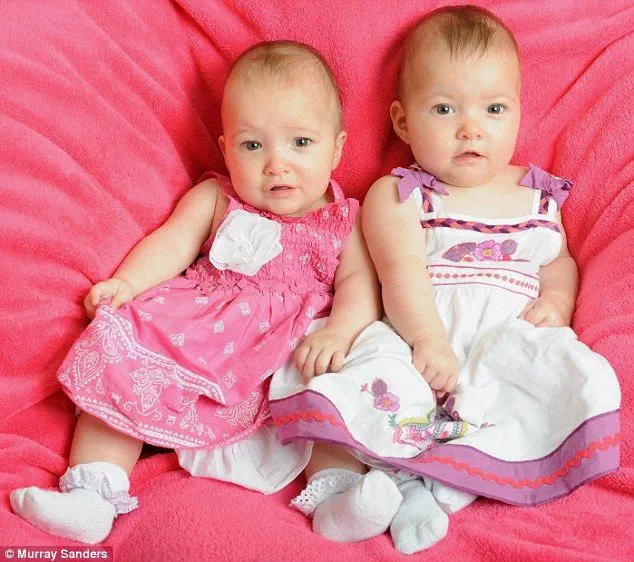 Imagenes de gemelas bebés animadas - Imagui
