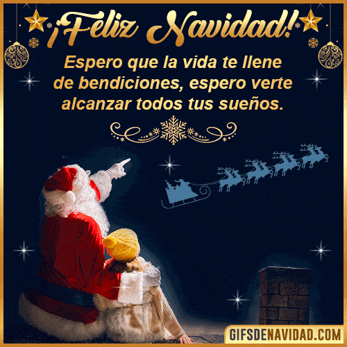 Imágenes y GIF para felicitar la Navidad