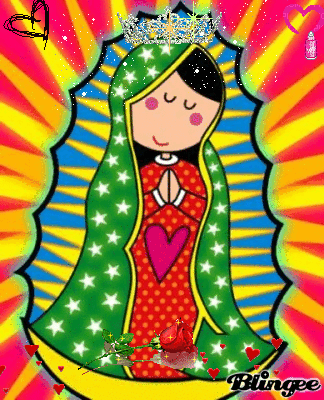 IMÁGENES Y GIFS ANIMADOS : IMÁGENES ANIMADAS DE LA VIRGEN DE GUADALUPE