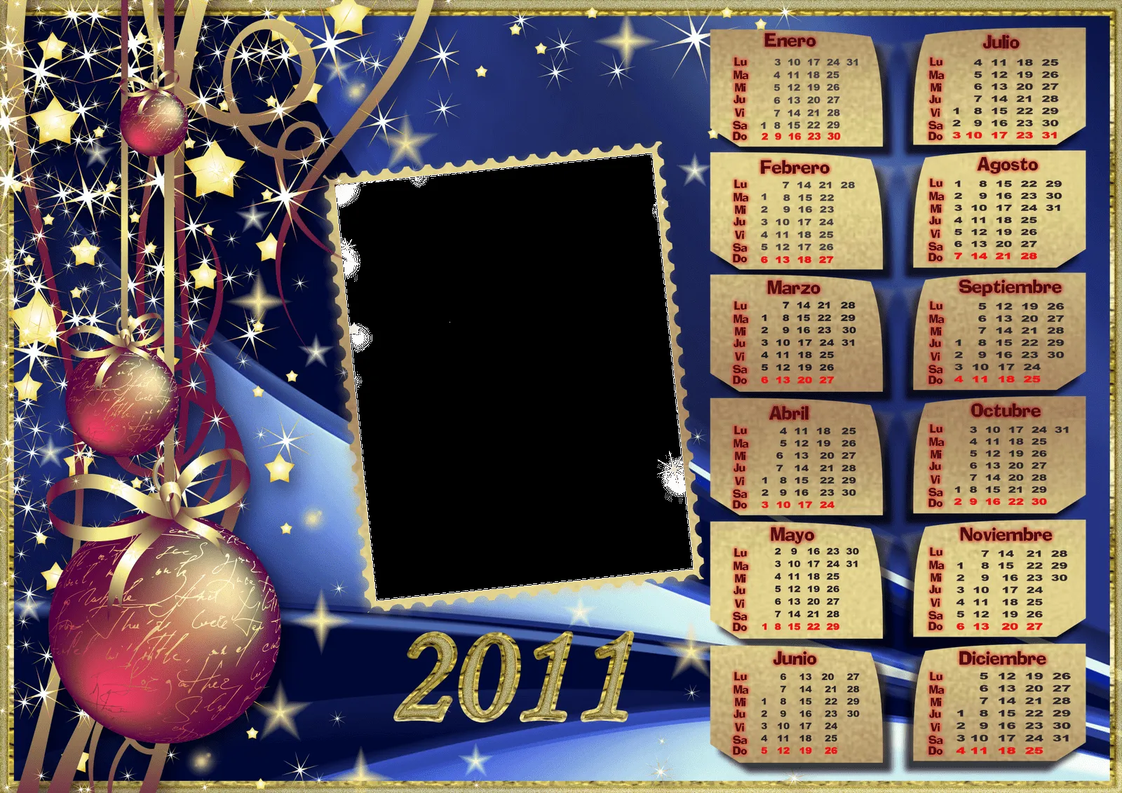 Imágenes y gifs de Navidad: Calendarios 2011 de Navidad Imágenes y gifs de Navidad: Calendarios 2011 de Navidad