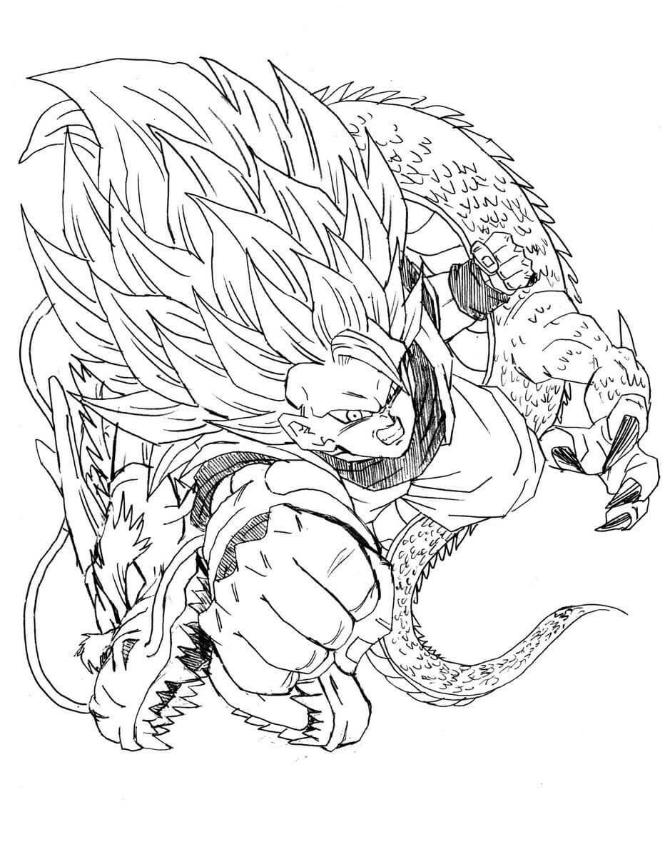 ▷ Imágenes GOKU SSJ3 para DIBUJAR y COLOREAR 2023 ▷ Imágenes GOKU SSJ3 para DIBUJAR y COLOREAR 2023