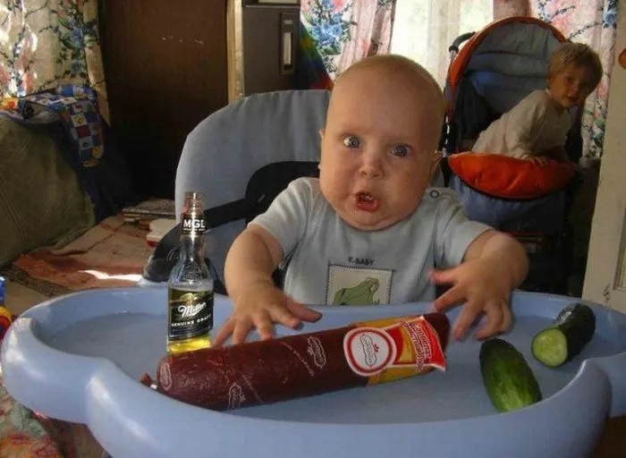 fotos graciosas de bebes riendose