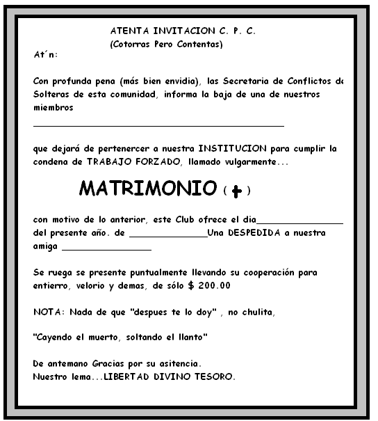 Todo enamorados: Invitación divertida de despedida de soltera