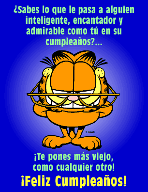 Imagen Garfiel te desea feliz cumple - grupos. Imagen Garfiel te desea feliz cumple - grupos.
