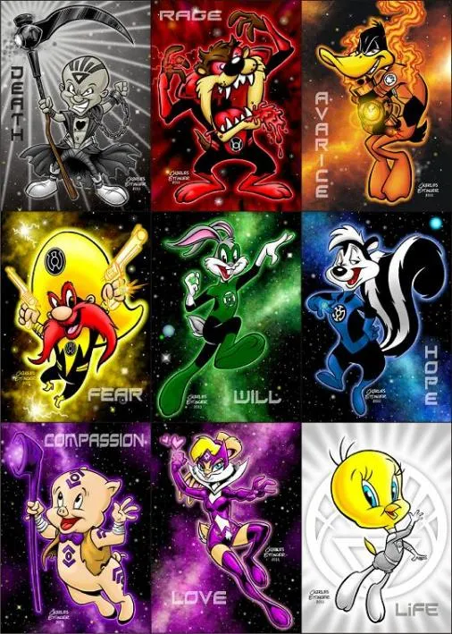 T i e r r a  F r e a k: Looney Tunes como Lanterns Corps - Charles ...
