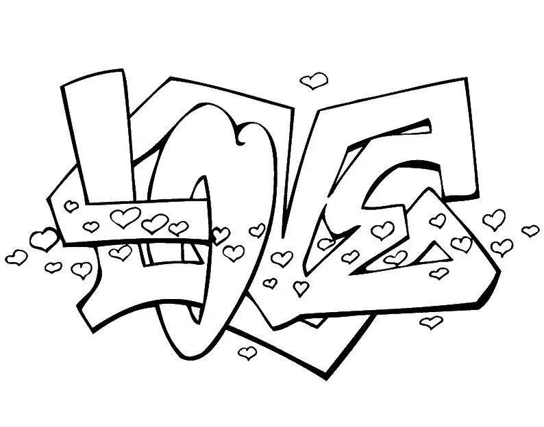 Imágenes de Graffitis de Amor a Lápiz | Arte con Graffiti Imágenes de Graffitis de Amor a Lápiz | Arte con Graffiti