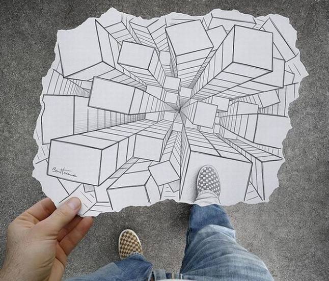 Graffitis en 3D de amor a lápiz - Imagui