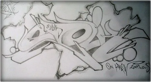 Fondos para graffitis a lapiz faciles - Imagui