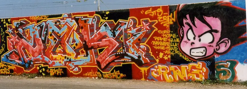 Imagenes de graffitis de goku - Imagui