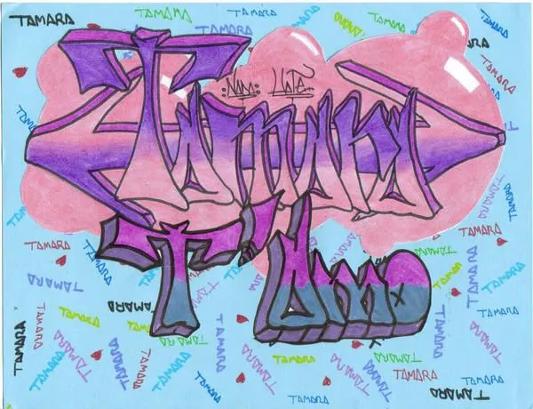 Nombre tamara en graffiti - Imagui