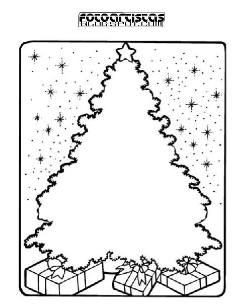 IMAGENES GRATIS: DIBUJOS DE NAVIDAD: ARBOL PARA COLOREAR IMAGENES GRATIS: DIBUJOS DE NAVIDAD: ARBOL PARA COLOREAR