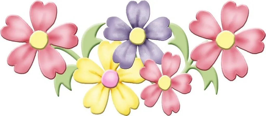 Flores para decorar carteleras - Imagui