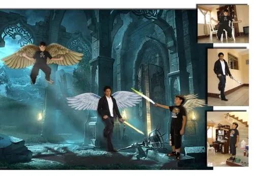 ... Imágenes de Grupo de PhotoShop > Fotomontaje multiple