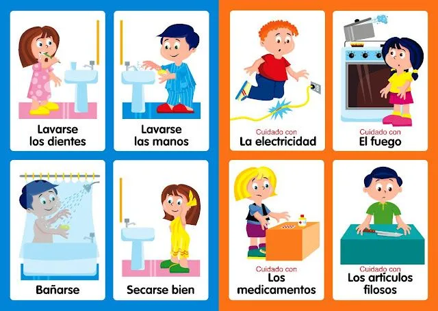 Dibujos de niños hábitos de higiene - Imagui