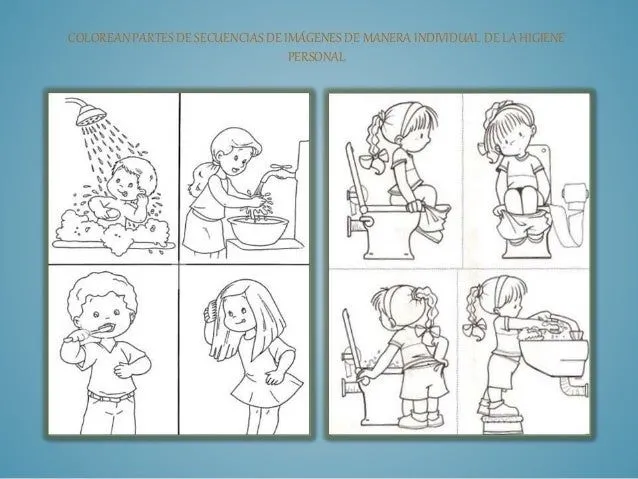 Imagenes de habitos de higiene personal para niños para colorear ... Imagenes de habitos de higiene personal para niños para colorear ...