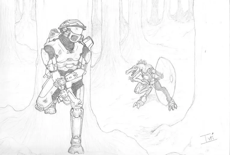 Dibujo halo reach - Imagui