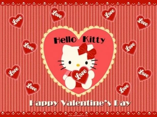 Día del amor y la amistad Hello Kitty - Imagui