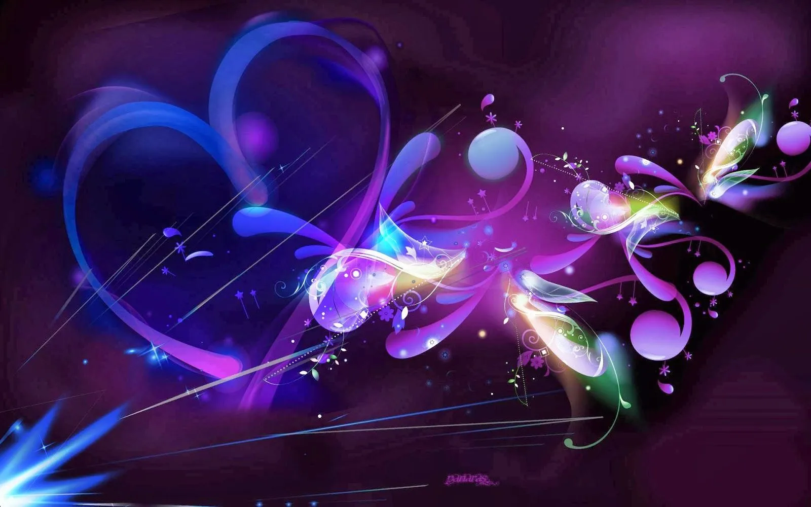 Imágenes Hilandy: Fondo de Pantalla Abstracto Corazon morado Imágenes Hilandy: Fondo de Pantalla Abstracto Corazon morado