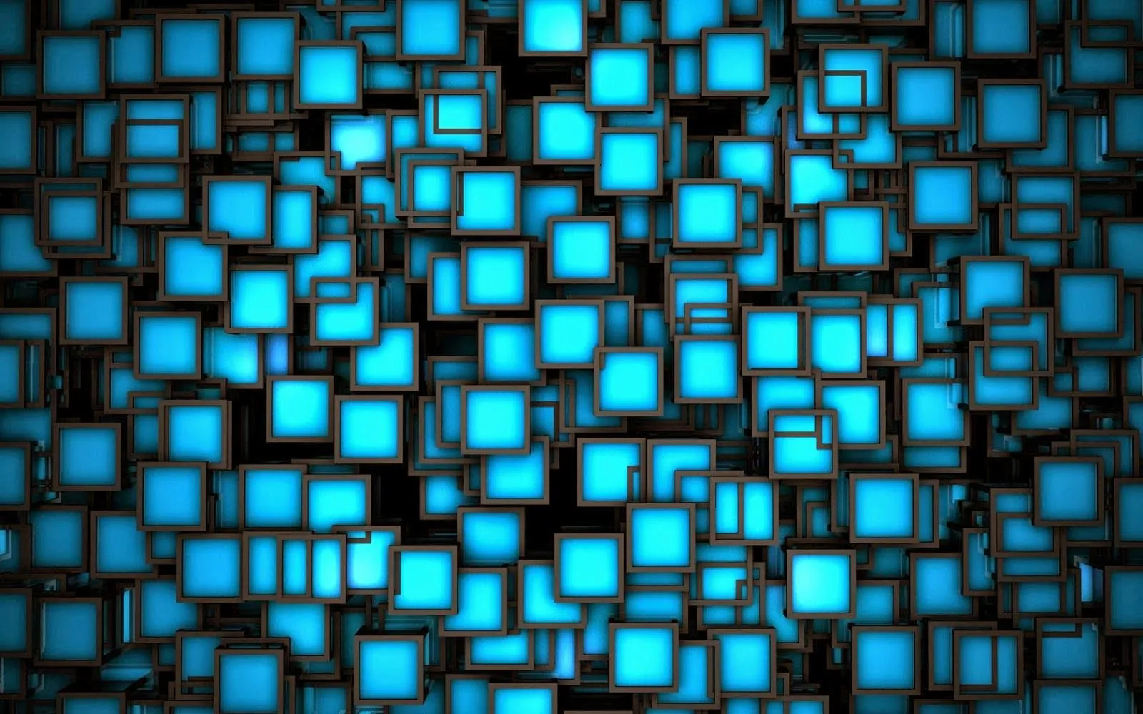Imágenes Hilandy: Fondo de Pantalla Abstracto Cubos azules y negros