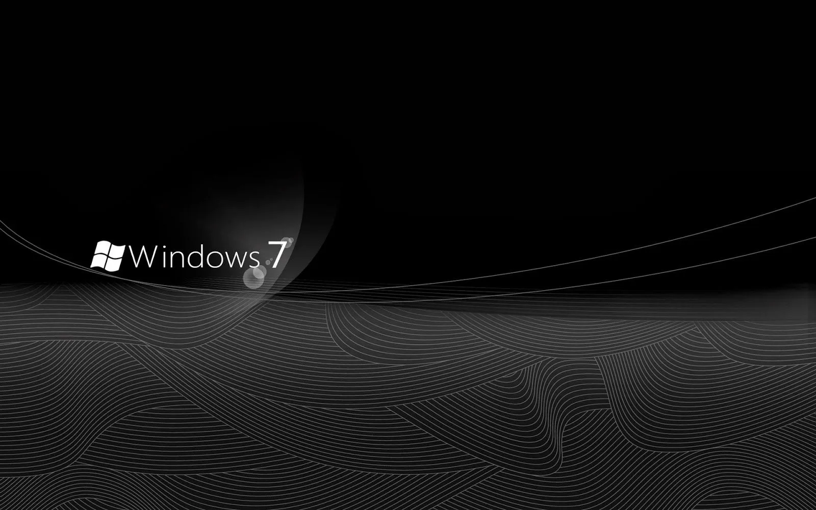 Imágenes Hilandy: Fondo de Pantalla Windows 7 en un fondo negro Imágenes Hilandy: Fondo de Pantalla Windows 7 en un fondo negro