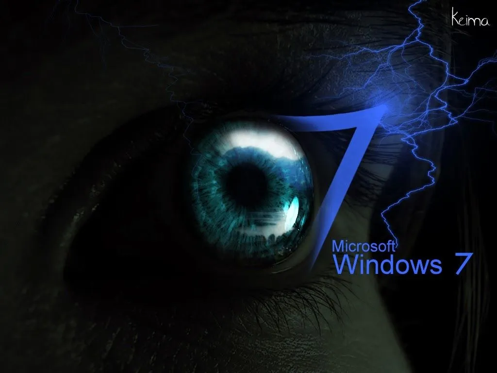 Imágenes Hilandy: Fondo de Pantalla Windows 7 ojo azul Imágenes Hilandy: Fondo de Pantalla Windows 7 ojo azul