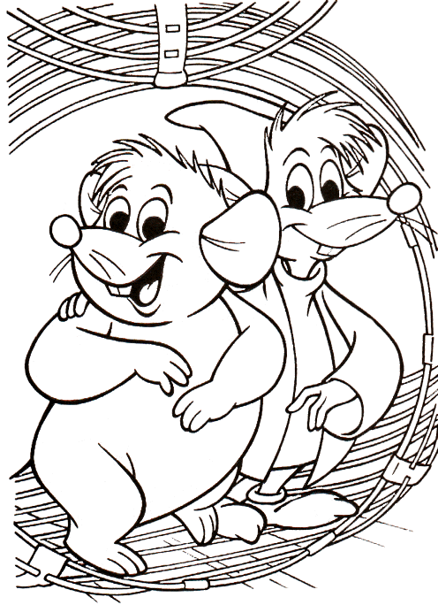 Imágenes Hilandy: Imagen para colorear Ratones de la cenicienta Imágenes Hilandy: Imagen para colorear Ratones de la cenicienta