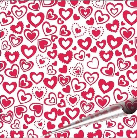 Imagenes de hojas decoradas de corazones - Imagui