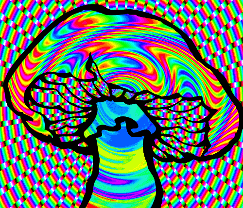 De que color es el hongo animado - Imagui