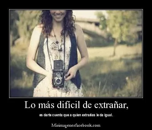 Imágenes con frases de extrañar a una persona - Imagui