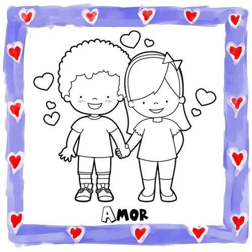 Dibujos para colorear y celebrar el Día de San Valentín | Pintar ... Dibujos para colorear y celebrar el Día de San Valentín | Pintar ...