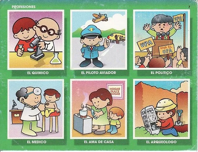 Dibujos infantiles de las profesiones ~ Solountip.com