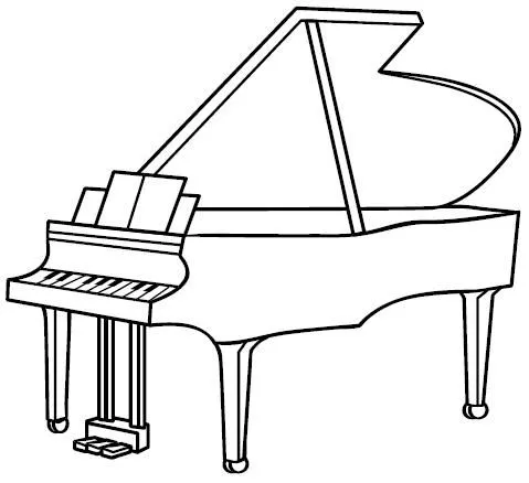 Imágenes de instrumentos musicales para colorear - Imagui