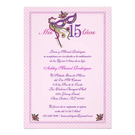 Marcos para invitaciones de quinceañeras - Imagui Marcos para invitaciones de quinceañeras - Imagui