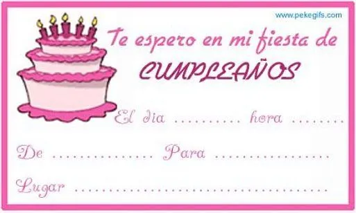 invitaciones de cumpleaños | Aprender manualidades es facilisimo.com