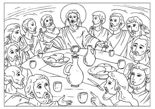 Imagenes-jesus-colorear-540x ...