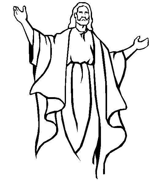 Imagenes de Jesus: para colorear