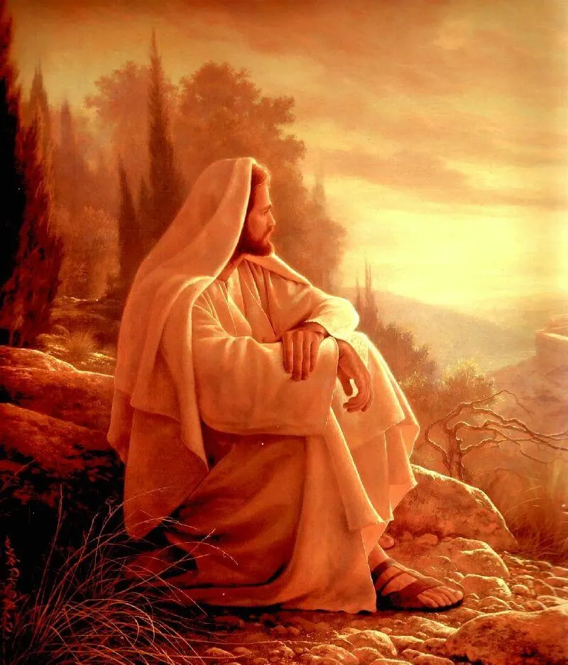 Imagenes de Jesus: orando