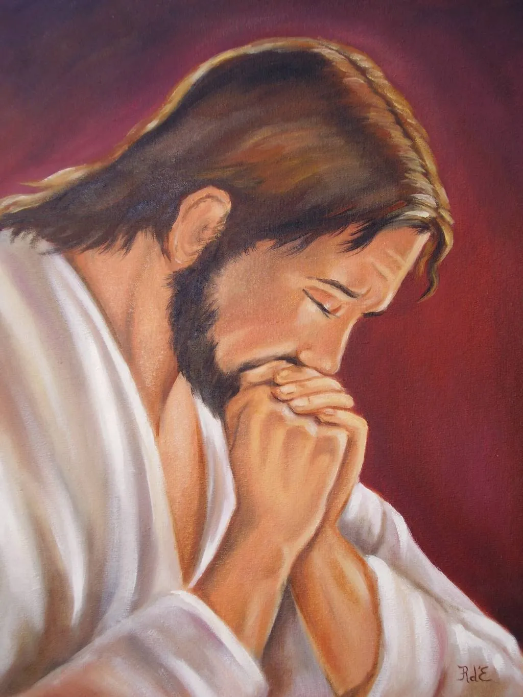 Imagenes de Jesus: orando