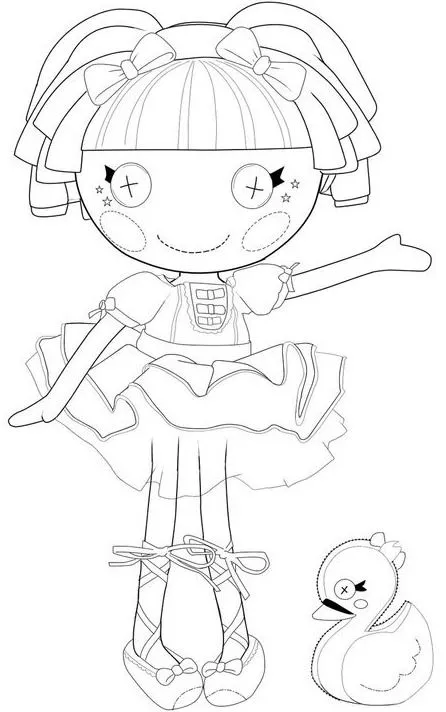 Dibujos para pintar de lalaloopsy - Imagui