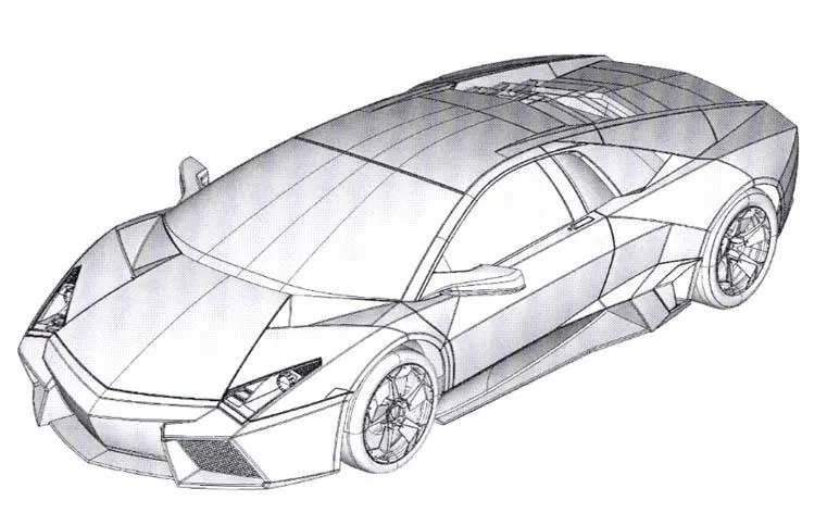 Imagenes de lamborghini para colorear - Imagui