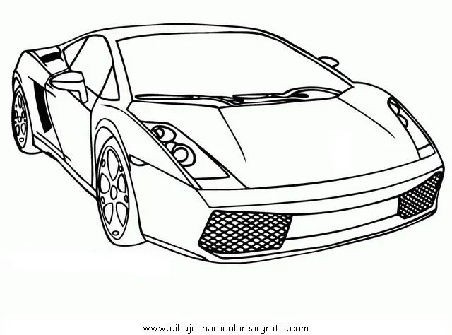 Carros para colorear faciles de lamborghini - Imagui