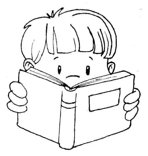Imágenes de lectura para colorear - Imagui