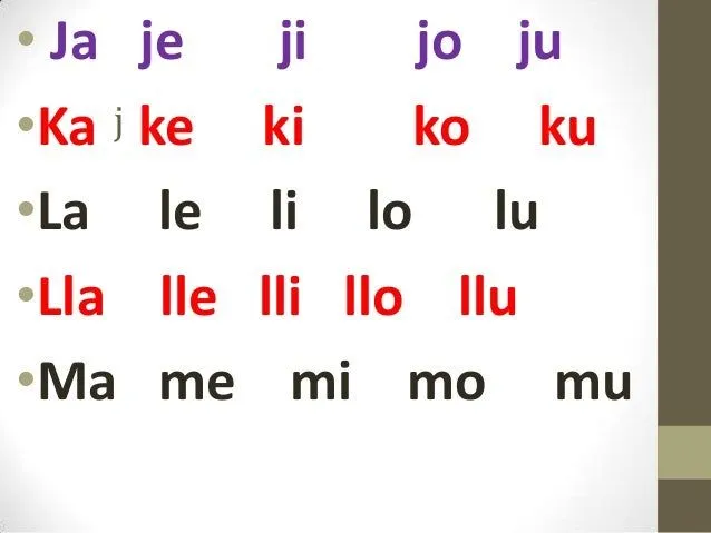 Imagenes con la letra lla lle lli llo llu - Imagui Imagenes con la letra lla lle lli llo llu - Imagui