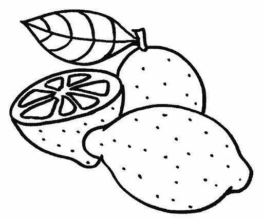 IMAGENES DE LIMONES PARA COLOREAR - Imagui